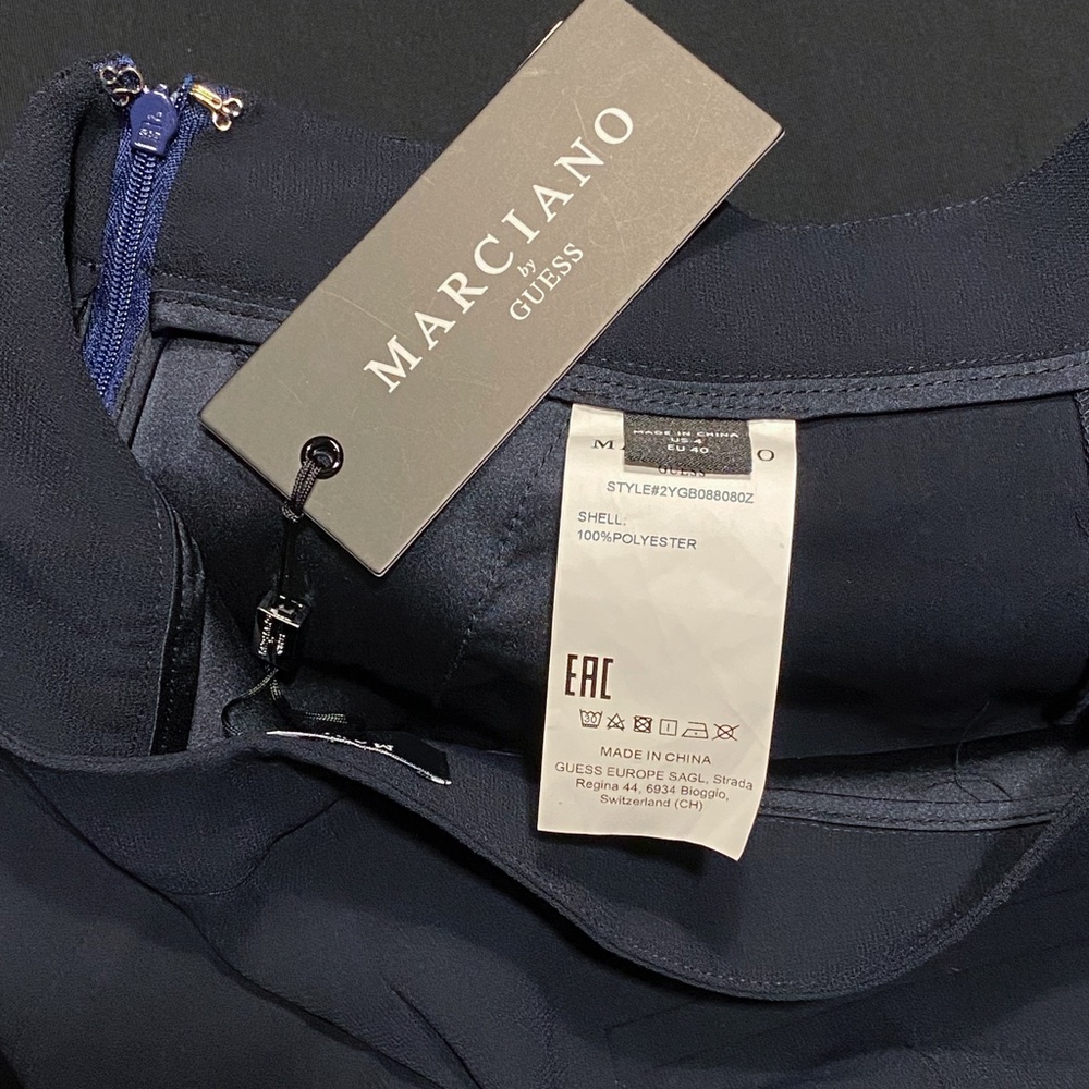 Guess by Marciano - Straight Leg Pants - color Navy - size 4 - Picture 8 of 9